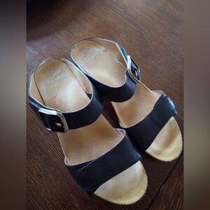 Dansko Black Sandals